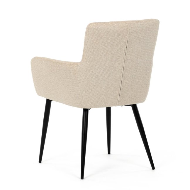 Jídelní křeslo LYON — kov, látka, více barev - Barevné varianty jídelního křesla LYON: Tmavě šedá