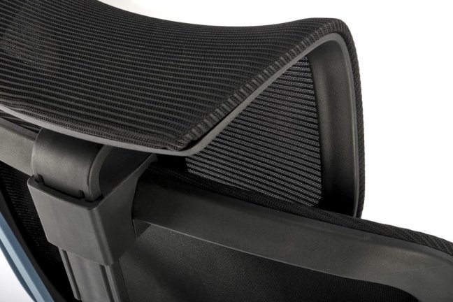 Kancelářská ergonomická židle GILBERTO — síť / látka, černá