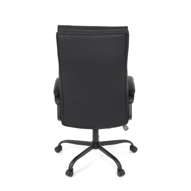 Kancelářské křeslo PEDRO — ekokůže, černá