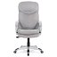 Kancelářské křeslo JERRY — látka, světle šedá