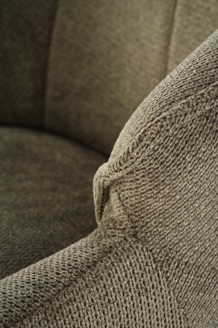 Jídelní křeslo KORFU — kov, látka, olivová