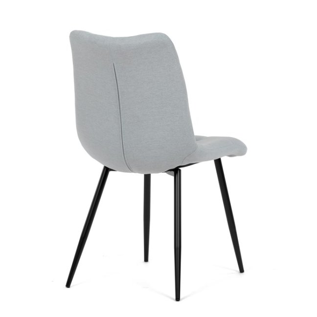 Jídelní židle MONDE — kov, látka, více barev - Barevné varianty jídelní židle MONDE: Stříbrná