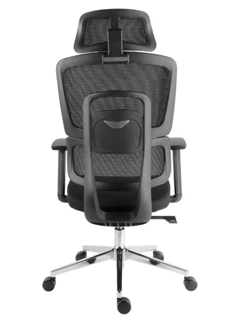 Kancelářská ergonomická židle Neoseat GARY — síť / látka, černá, nosnost 150 kg