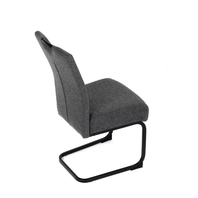 Jídelní židle MARLENE — kov, látka, více barev - Barevné varianty jídelní židle MARLENE: Šedá