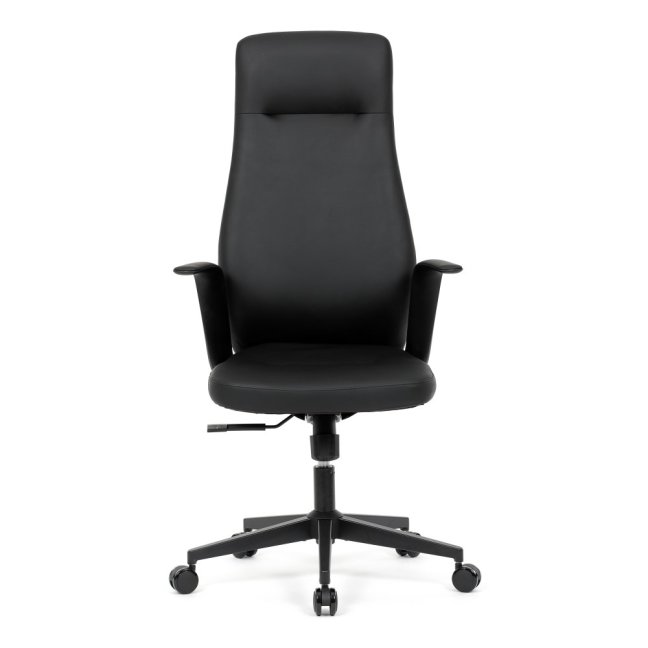 Kancelářské křeslo ERVIN — ekokůže, černá