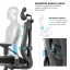Kancelářská ergonomická židle Neoseat THOMAS — síť / látka, černá, nosnost 150 kg