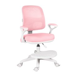 Dětská rostoucí židle Neoseat JUNI 020 — látka, pratelný potah, růžová