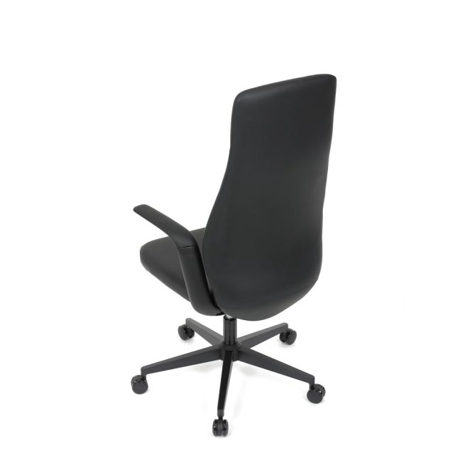 Kancelářské křeslo ERVIN — ekokůže, černá