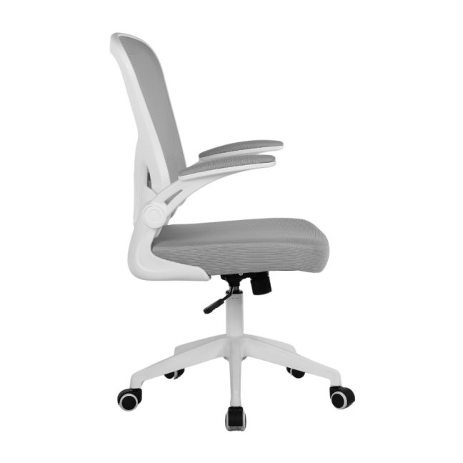 Dětská otočná židle Neoseat LEXI — látka, šedá