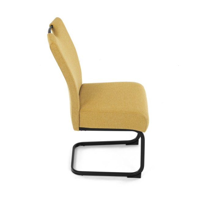 Jídelní židle MARLENE — kov, látka, více barev - Barevné varianty jídelní židle MARLENE: Šedá