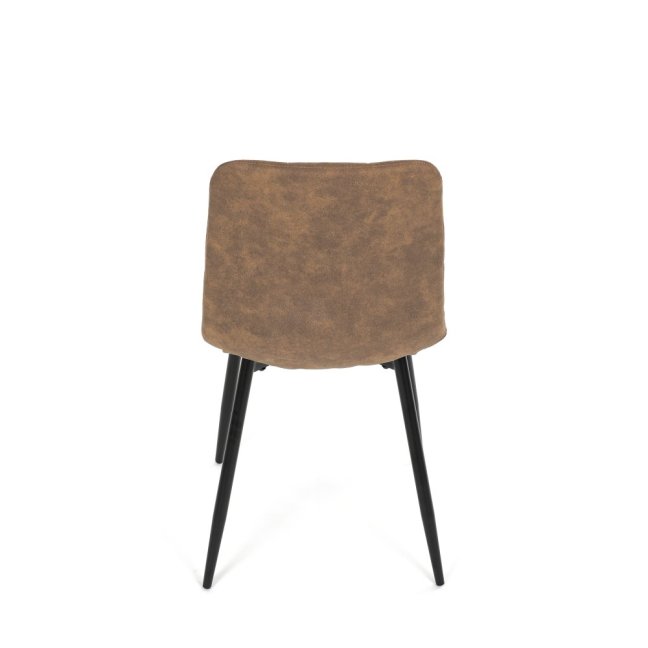 Jídelní židle THEO III — kov, látka vintage, více barev - Barevné varianty židle THEO III: Černá