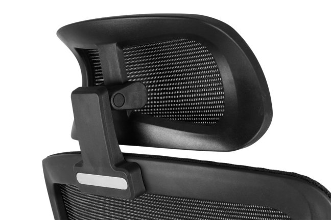 Kancelářská ergonomická židle Neoseat GARY — síť / látka, černá, nosnost 150 kg