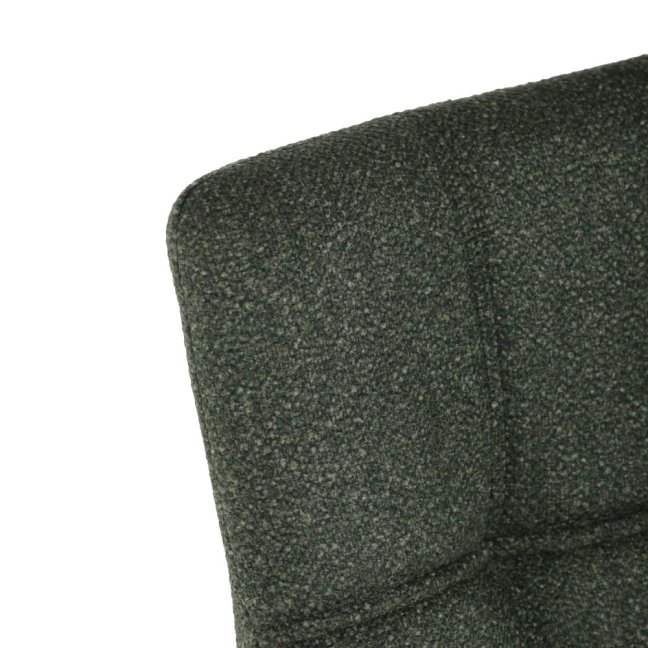 Jídelní křeslo LYON — kov, látka, více barev - Barevné varianty jídelního křesla LYON: Tmavě šedá