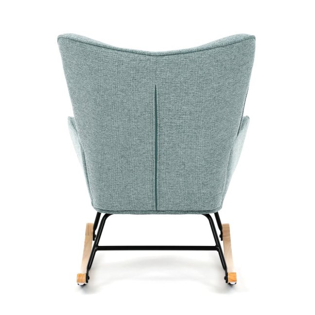 Houpací křeslo FABIAN — látka, modrá