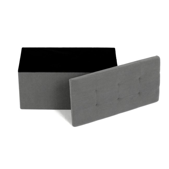 Taburet AFRODITE s úložným prostorem — manšestr, více barev