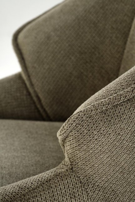 Jídelní křeslo KORFU — kov, látka, olivová