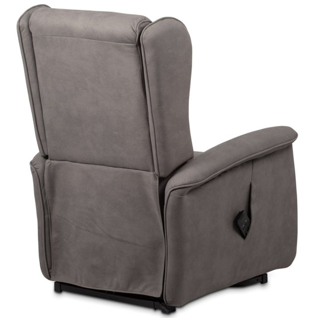 Relaxační křeslo ušák TELMAR s elektrickým polohováním — 2 motory, látka, béžová