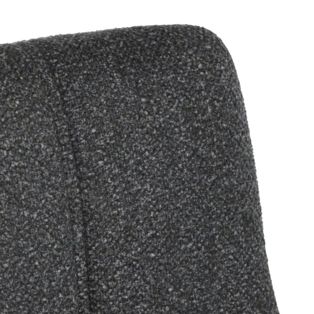 Jídelní křeslo LYON — kov, látka, více barev - Barevné varianty jídelního křesla LYON: Tmavě šedá