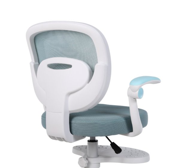Dětská otočná židle Neoseat JUNI 008 s podnoží — látka, modrá