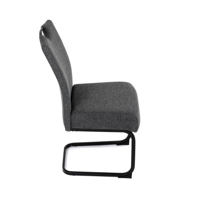 Jídelní židle MARLENE — kov, látka, více barev - Barevné varianty jídelní židle MARLENE: Šedá