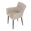Jídelní křeslo JIMBO — kov, látka, béžová
