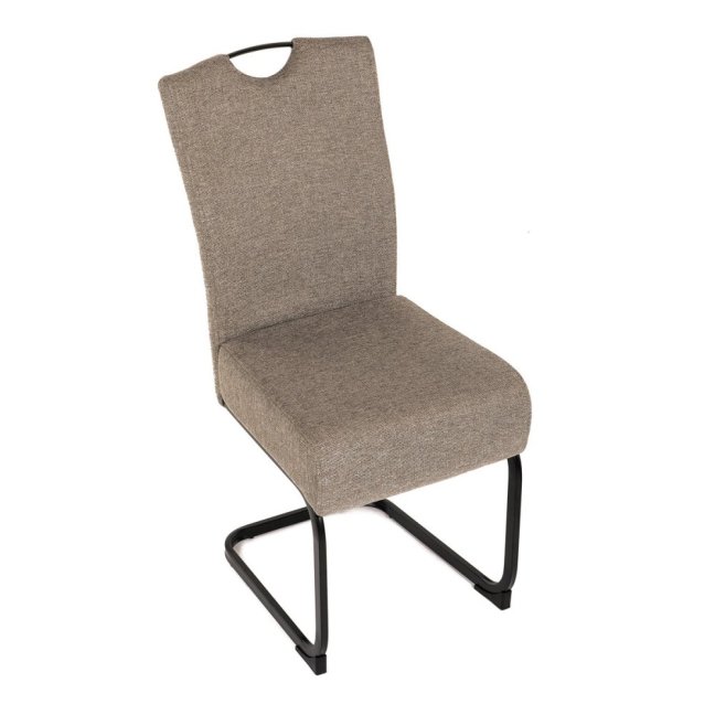 Jídelní židle MARLENE — kov, látka, více barev - Barevné varianty jídelní židle MARLENE: Šedá