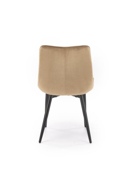 Jídelní židle GANSO — kov, samet, více barev