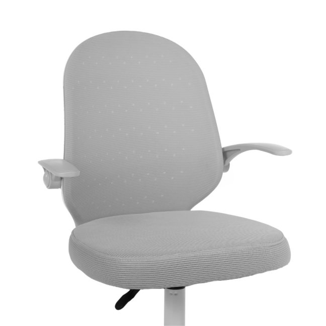 Dětská otočná židle Neoseat JUNI 012 — látka, šedá