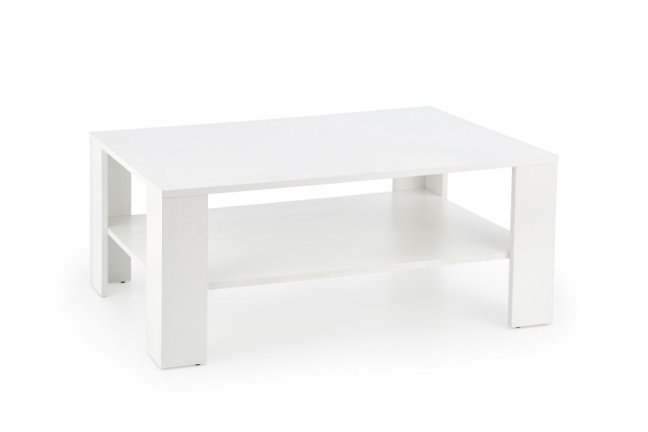Konferenční stolek KWADRO — 110x65x53 cm, MDF, bílá