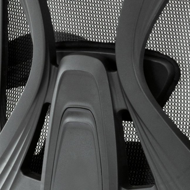 Kancelářské křeslo RUPERT — síť / látka, černá