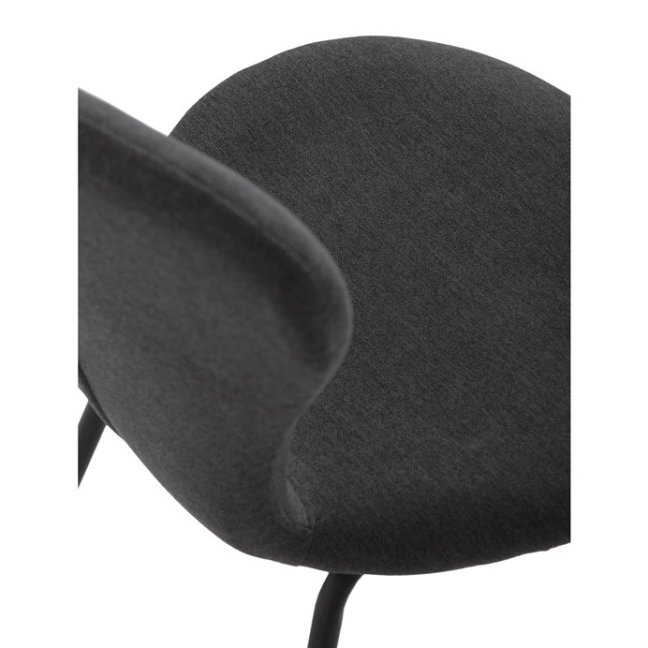 Jídelní židle JULES — kov, látka, více barev - Barevné varianty jídelní židle JULES: Světle šedá